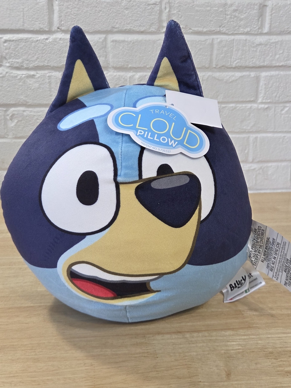 Bluey Kids Plush Cloud Travel Neck Pillow
